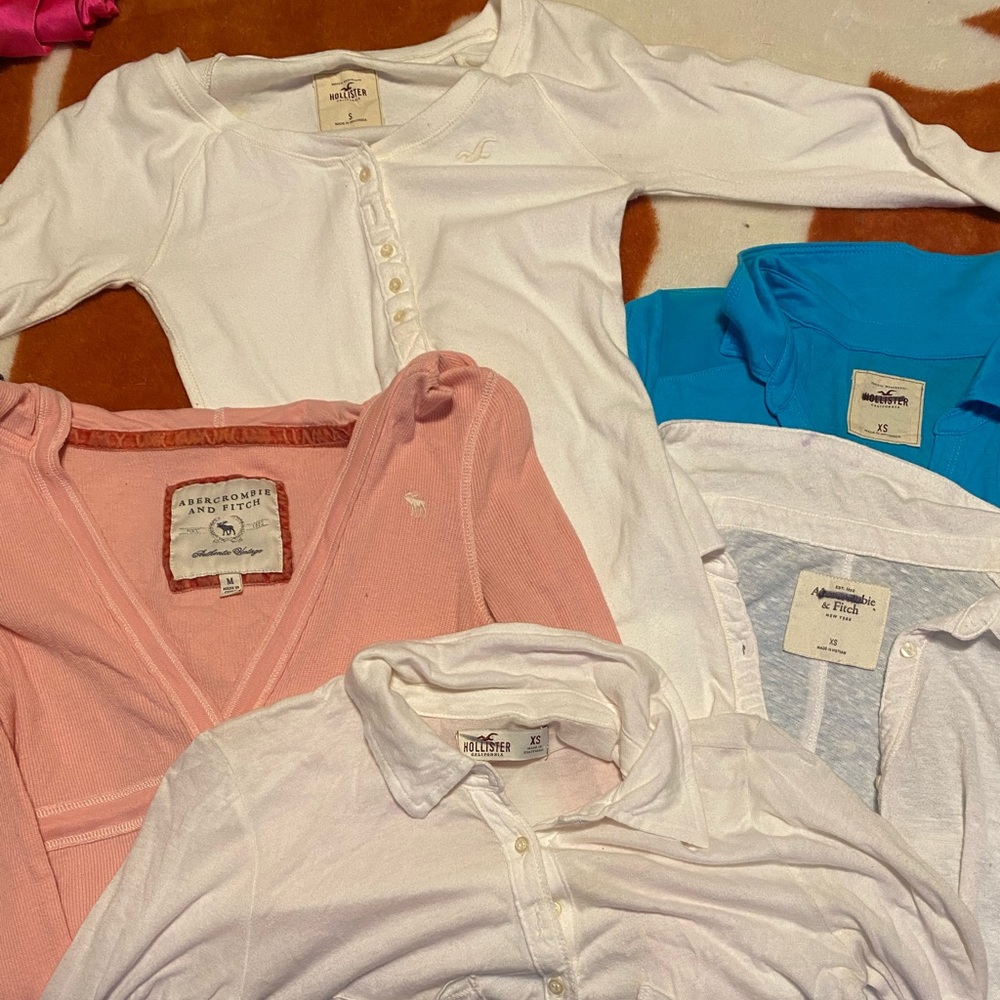 5 Hollister * Abercrombie Fitch * XS & S
